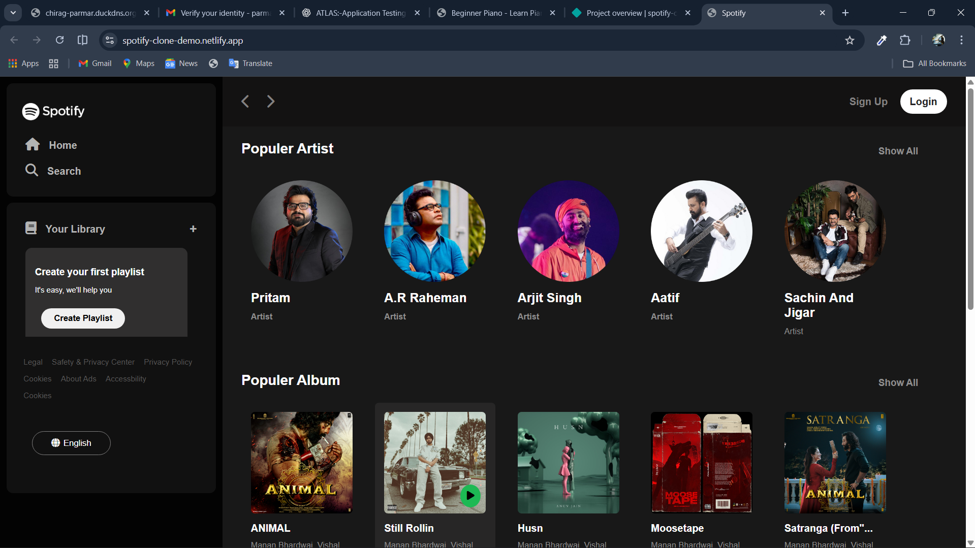 Spotify Clone